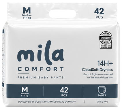 Gói Bỉm quần Mila Comfort size M 42 miếng